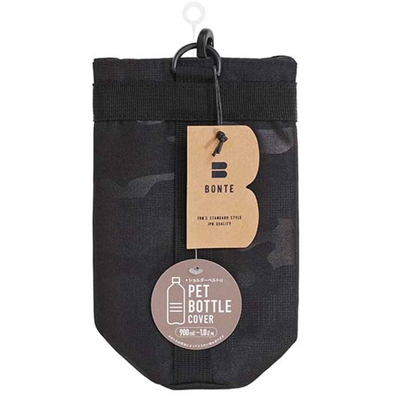 TORUNE BONTE P-3643 Camo Plastic Bottle Cover, Black, For 30.4