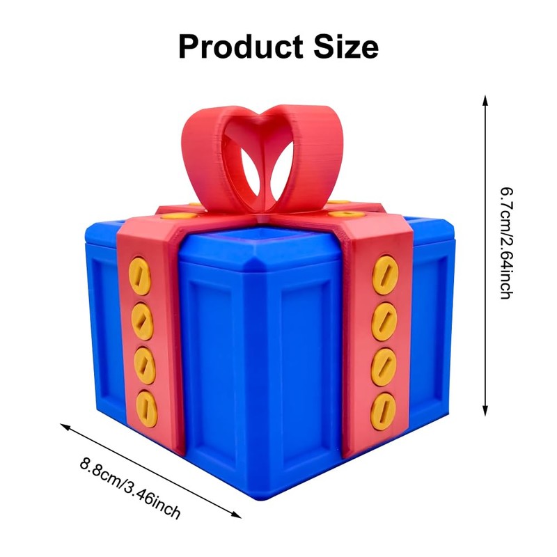 Annoying Gift Box, Prank Box, Annoying Gift Box, 3D Printed