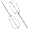 Seentech W10490648 Hand Mixer Beaters Replacement – Chrome-Plated Steel Attachments