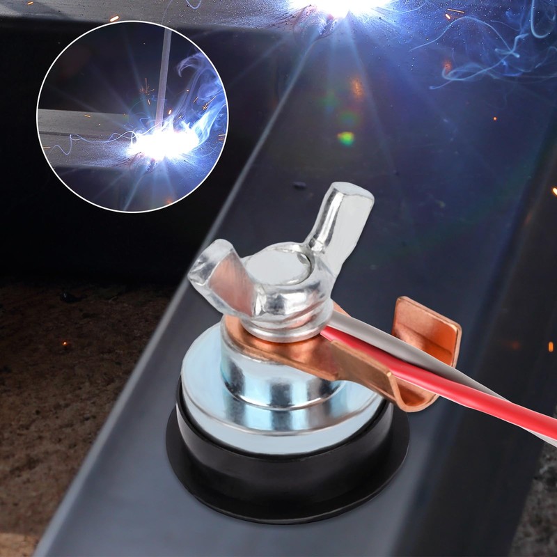 1pcs Welding Magnetic Grounding Clamp, Adjustable Magnet Welding Support Clamp