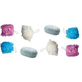 Exfoliating Body Scrubber Sponge Loofah Puff 6 Pack