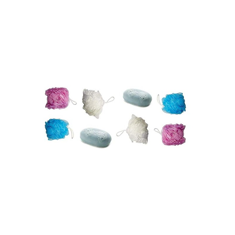 Exfoliating Body Scrubber Sponge Loofah Puff 6 Pack