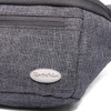 Entchin Fanny Pack for Hiking,Running and Travel (Gray)