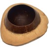 VIE Coconut Bowl Natural Round Shell Large 22-25 cm Outer