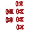 24Pcs Christmas Advent Calendar Drawstring Bags Reusable Hanging Countdown Pouch