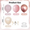 Dusty Pink Balloons, 50pcs Blush Light Pink Double Stuffed Pearl