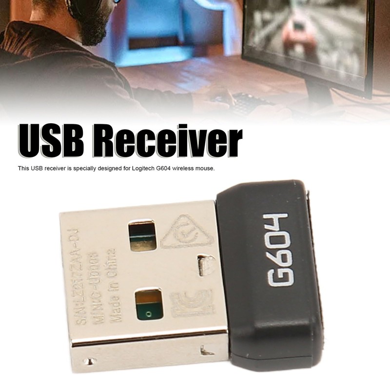 G604 USB Receiver, 2.4G Wireless Adapter for G604 Mouse, Stable