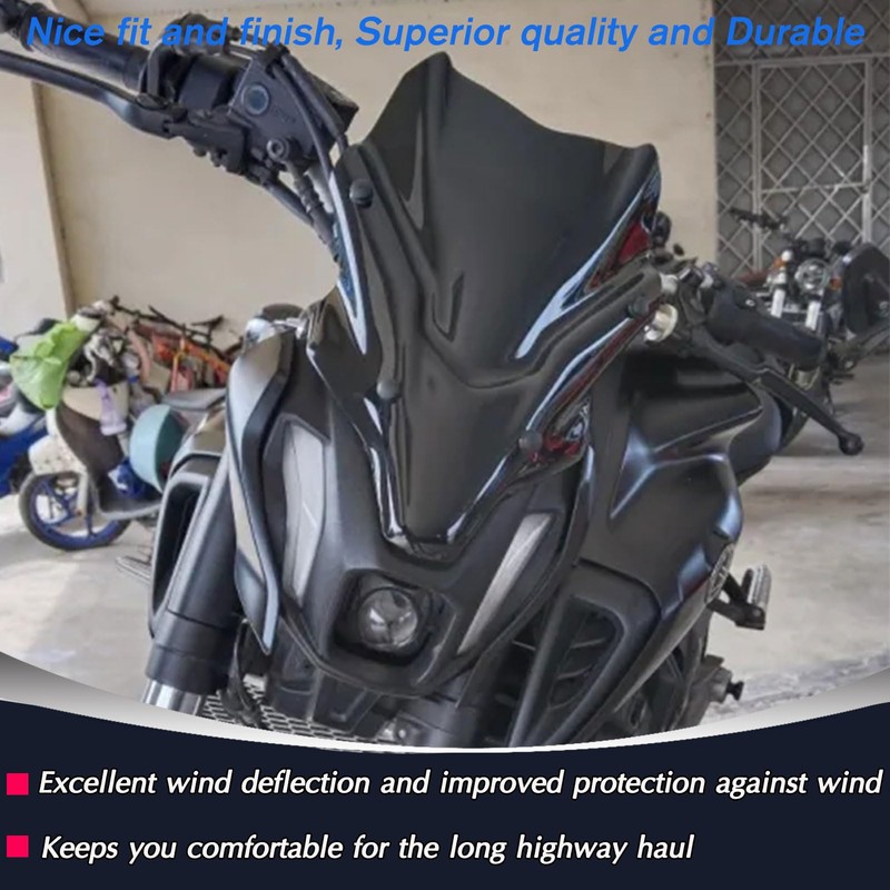 SHINKXMT Windscreen Windshield fit for Ya-ma-ha MT-07 MT07 MT07 2021