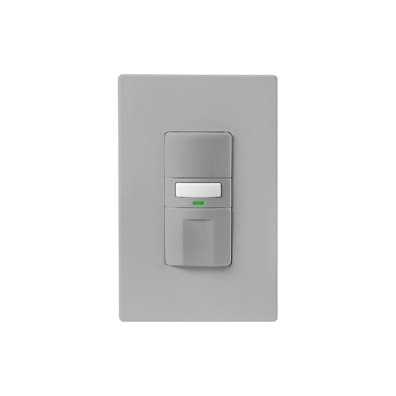 Eaton OS310U-GY-K Motion-Activated Occupancy Sensor Wall Switch, Gray