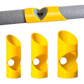 Tongdejing 3 Pcs Pipe Insulation Cutter Tool,15mm 22mm 28mm Set Precision Foam Pipe Lagging Tool for 45-Degree Angles and Copper Pipe Insulation(size:3 pcs)