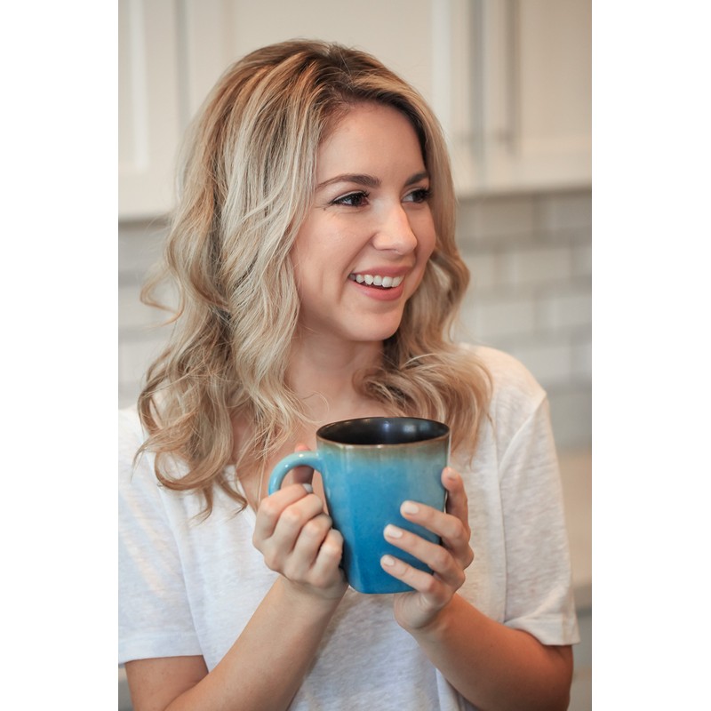 Simply Charmed Ceramic Pour Over Coffee Maker with 40 Count