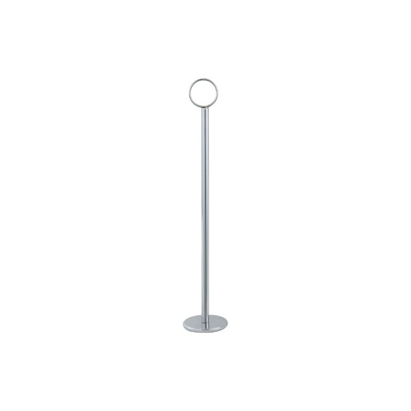 Winco Table Number Holder, 18-Inch, Stainless Steel
