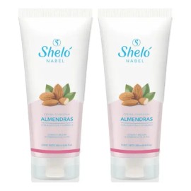 Pack Crema Corporal de Almendras Sheló Nabel con Alantoína y Vitamina E para Piel Mixta (2 Unidades de 250 mL)