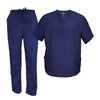 M&M Scrubs Men's Scrub Set Medical Scrub Tops and Pants