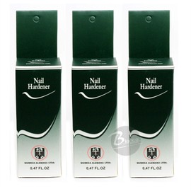 3 Bottles Quimica Alemana Nail Hardener Strengthener Polish Treatment 0.47 oz