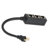 RJ45 Ethernet Adapter Cable Extension 1 to 3 Port Excellent