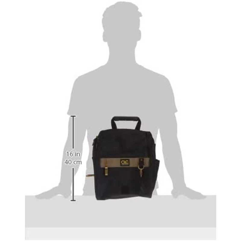 CLC Custom Leathercraft 1509 Zippered Professional Electricians Tool Pouch, 21