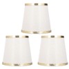 3PCS E14 Lampshade Barrel Shape Table Lamp Shade Meson Installation