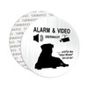 SINMAO Alarm and Video Surveillance Sign 10 cm Video Surveillance