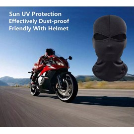 Unbranded 2 Hole Balaclava Full Face Mask Beanie Ski Sun Hood Motorcycle Cycling Outdoor