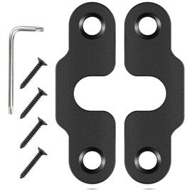 SOJAL Sun Visor Repair Kit, Upgrade Aluminum Alloy Heavy Duty Sun Visor Clips Compatible with Jeep Wrangler JK 2018/ Wrangler 2018-2022/ Gladiator 2020-2022