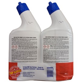 Bar Keepers Friend Toilet Bowl Cleaner 24oz Household Value Twin Pack