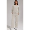 YETOWA Women’s 2-Piece Oversized Sweatshirt and Jogger Sweatpants Tracksuit Set