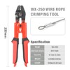 iCrimp Wire Rope Crimping/Swaging Tool for 2.2mm Wire Rope Ferrules