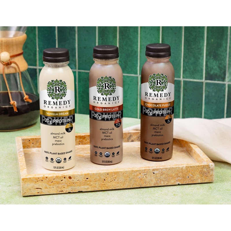 Remedy Organics Variety Assortment Case 10-Pack | Plant Based Protein