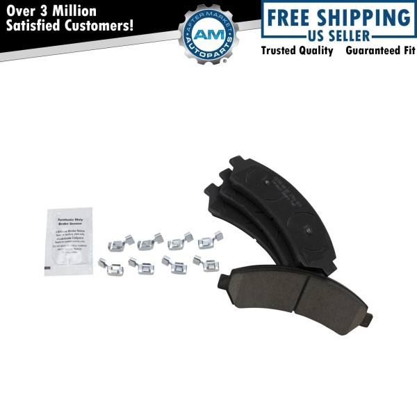 AM Autoparts Front Posi Ceramic Brake Pad Kit for S10