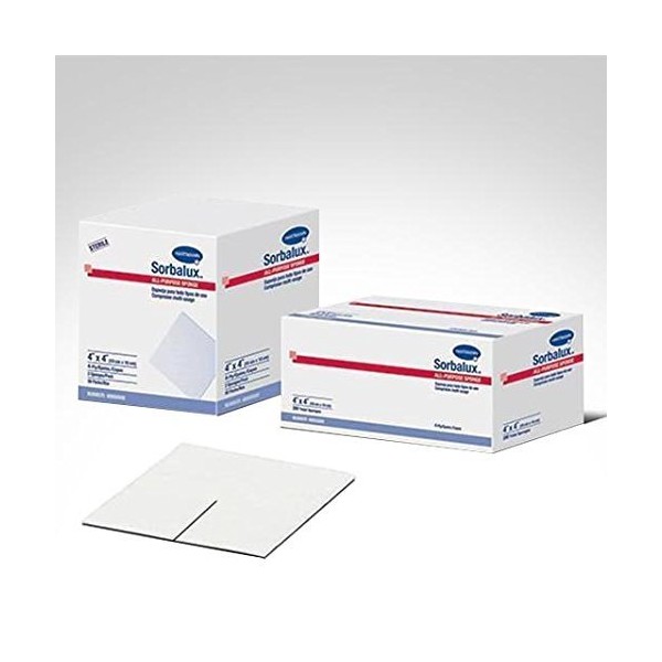 Conco Sorbalux Drain Sponge Sterile 4X4 - Box of 100 - Model 48800000 by Hartmann Usa Inc
