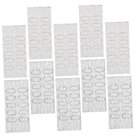 BIUDECO 10sheets Oval Nail Sanding Discs for Efficient Manicure and Pedicure Includes Coarse and Fine Grit Pads for Electric Grinding Accessories