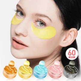 60 Parches Cuidado Facial Contorno Ojos Hidrogel Vitamina C