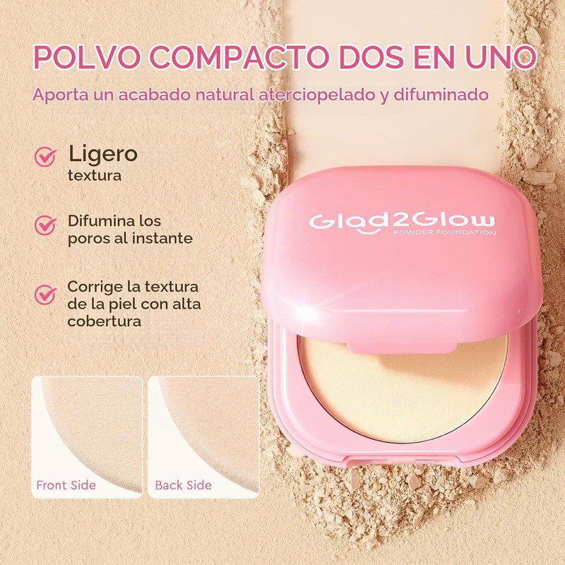 base en polvo de cobertura modulable, base tipo cushion con