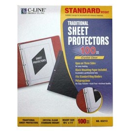 C-Line CLI03213 - Traditional Polypropylene Sheet Protector