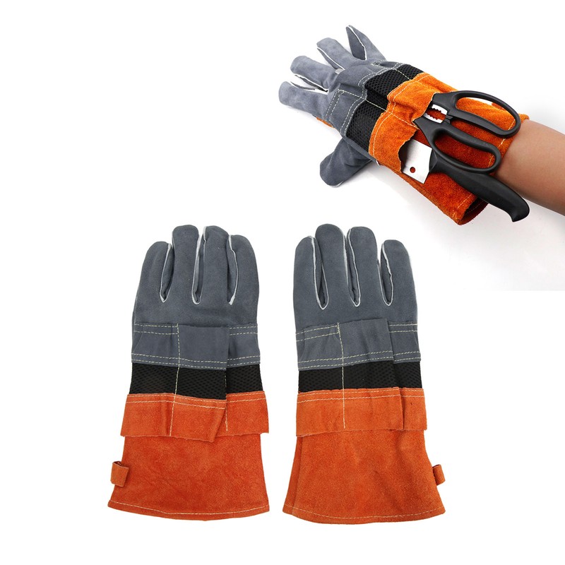 1 Pair of Heat Resistant Gloves Fireproof Flame Retardant Non