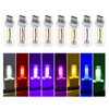 8Pcs USB LED Car Interior Atmosphere Light, Mini Retro Car