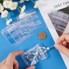SOFPLATE 100Pcs 2.8 X 4 Inch PVC jewellery Bags Clear
