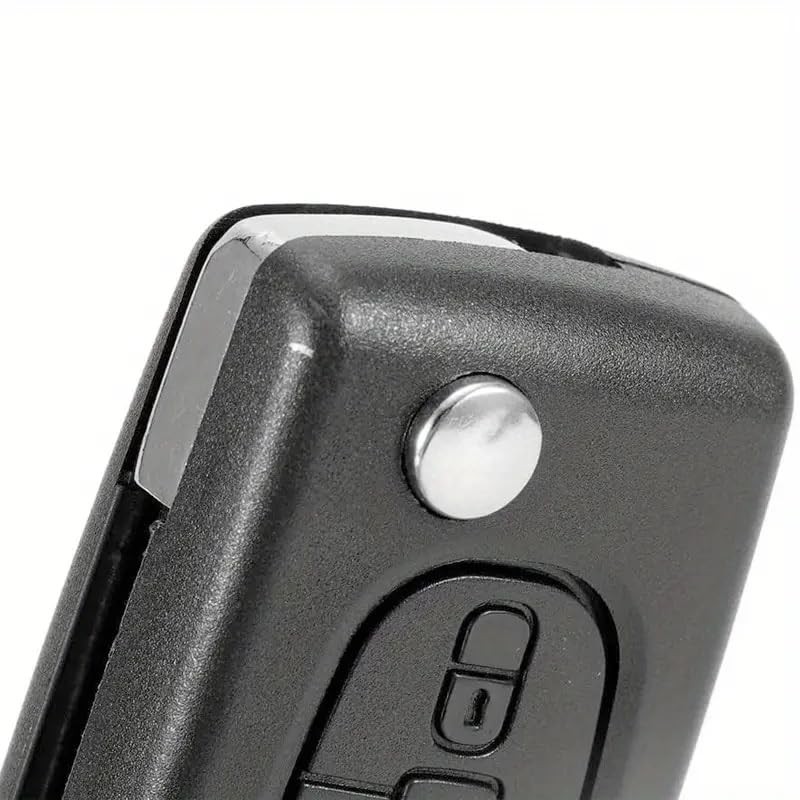 AUTOZOCO 3 Button Car Key Shell Case Compatible with Citroen