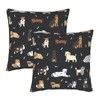 Perinsto Puppy Dogs Cute Animals Throw Pillow Covers Set of