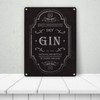 trendaffe - The Gin Logo Metal Sign 15 x 20