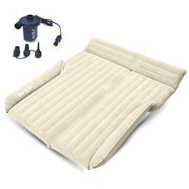 WEY&FLY Extra Tough SUV Mattress - Enhanced Air Mattress, Ultra-Thick & Comfortable, Suitable for Camping, Sleeping & Travel, Includes Pump