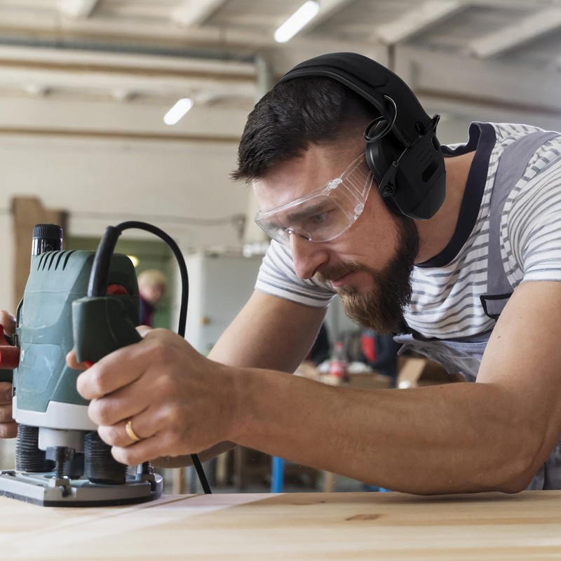 TicEaik NRR 30dB Orejeras contra Ruido, Lightweight Shooting Hunting Range