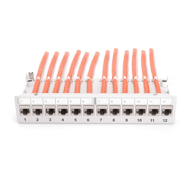DIGITUS Keystone Module Cat-6A Shielded - Pack of 12 -