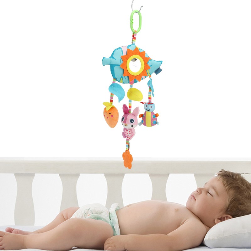 Car Seat Toy Baby Newborn Plush Hanging Clip On Infant