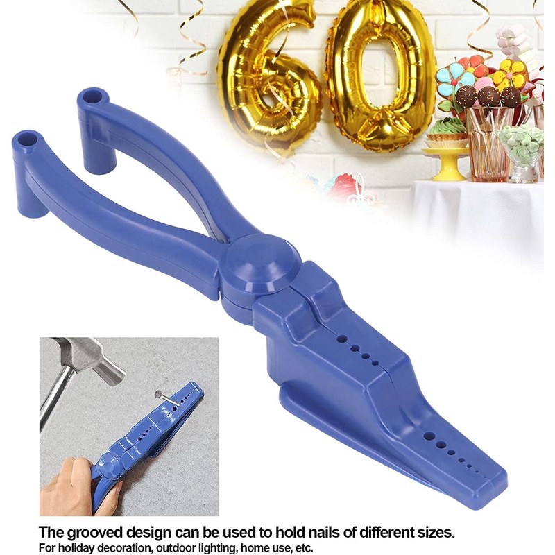 Nail Holding Pliers ABS Safety Pliers Nail Guide for Hammering