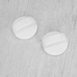 PIAOLGYI Replacement Knob for Neo 120,Accessories Compatible with Luxe Bidet Neo 120(White) (2)