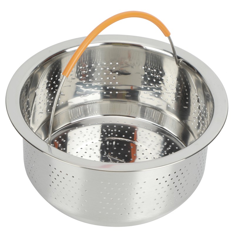 MultiFunctional Stainless Steel Rice Steaming Basket Vegetable Cleaning Fruit Basket