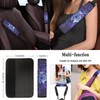 Wanyint Galaxy Wolf Car Seat Covers Full Set, Front Rear