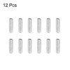 Meccanixity 12pcs Guitar Bridge Saddle Height Screws M3x12 Silver for